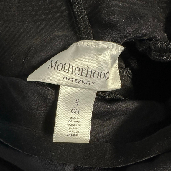 Women's Motherhood Maternity Pants Size Small Black Compression - Picture 3 of 11